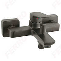Vitto Verdeline Gun Metal - Falra szerelhető kád csaptelep