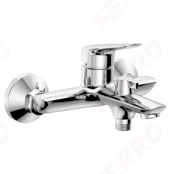 Themis - Wall-mounted bath mixer, chrome