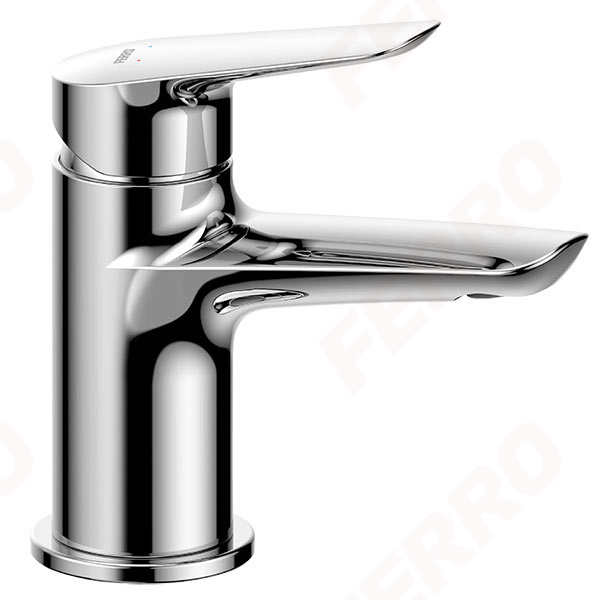 Themis - Standing washbasin mixer, chrome