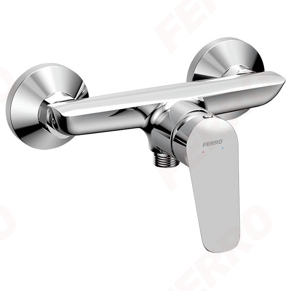 Themis - Wall-mounted shower mixer, without shower set, chrome