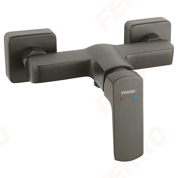 Vitto Verdeline Gun Metal - Falra szerelhető zuhany csaptelep