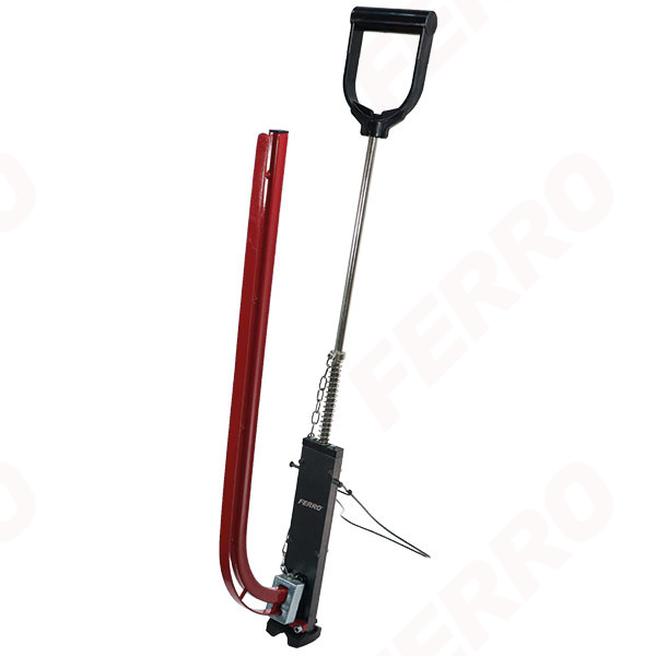 Tacker tool to aid in the laying of heating loops