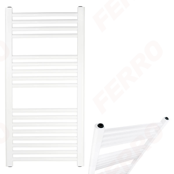 Bathroom heater - straight, white