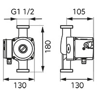 25-60 180 Keringetőszivattyú ivóvízre