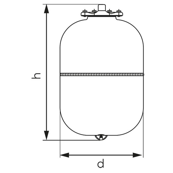 Expansion universal vessel - hanging